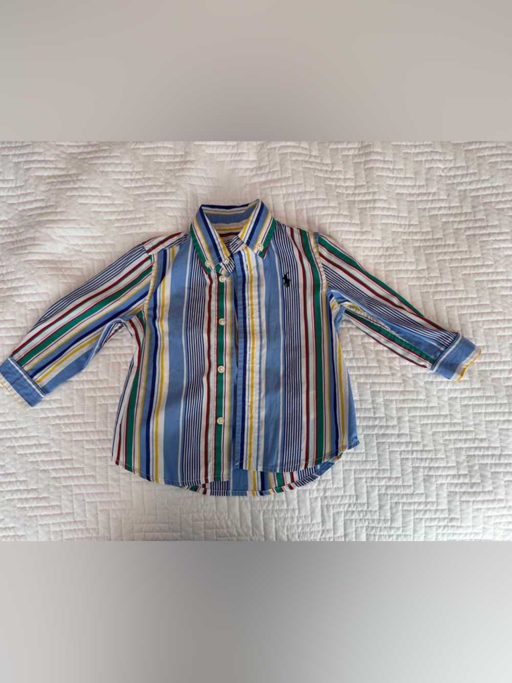 Ralph Lauren Multicolor Striped Cotton Button-Down Shirt